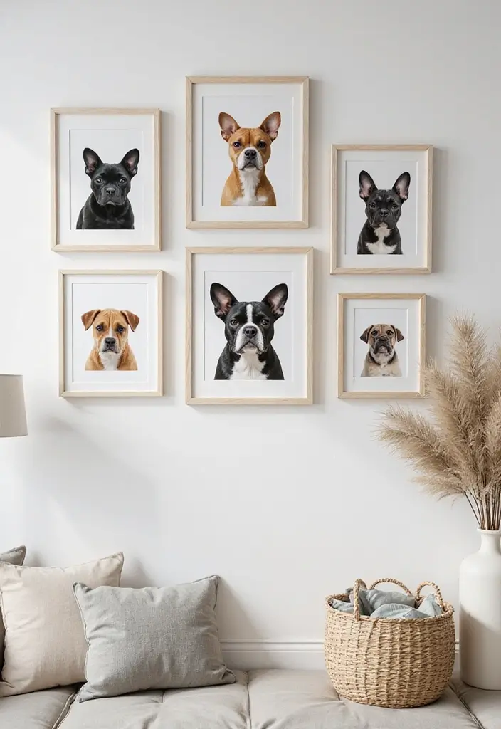 30 Adopt Me Bedroom Ideas That Feel Cute and Creative - 9. Pet-Themed Wall Art