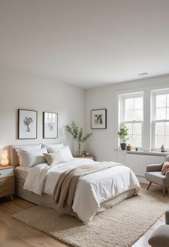 30 Basement Bedroom Ideas on a Budget That Look Expensive - 11. Choose Minimalist Decor