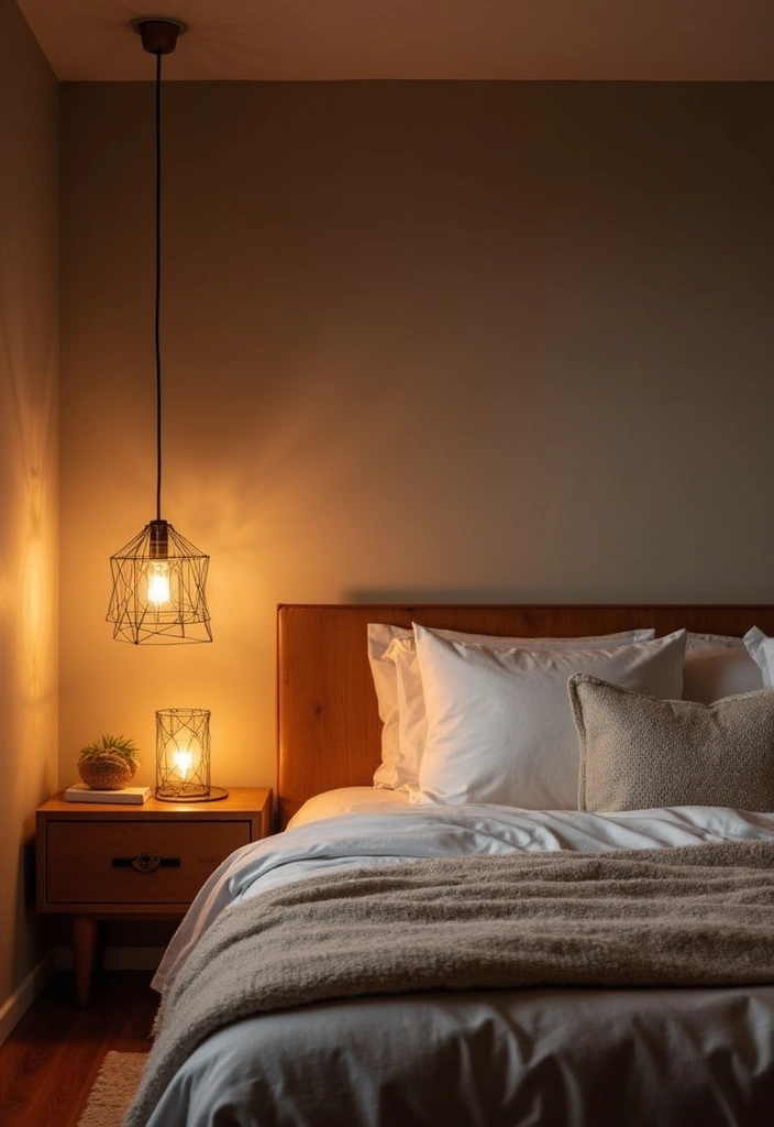30 Basement Bedroom Ideas on a Budget That Look Expensive - 6. Choose Chic Lighting Fixtures