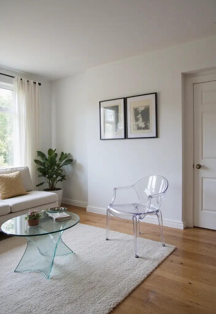 30 Basement Bedroom Ideas on a Budget That Look Expensive - 9. Opt for Transparent Furniture