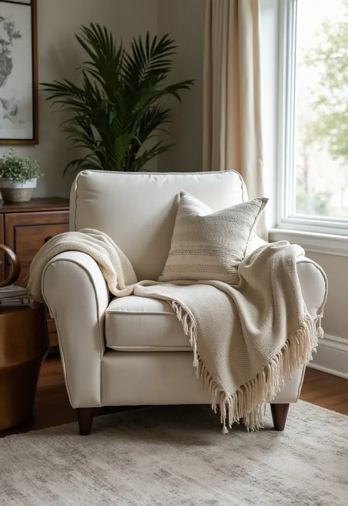 30 Bedroom Chair Ideas for a Luxe & Relaxing Master Suite - 11. Overstuffed Armchairs
