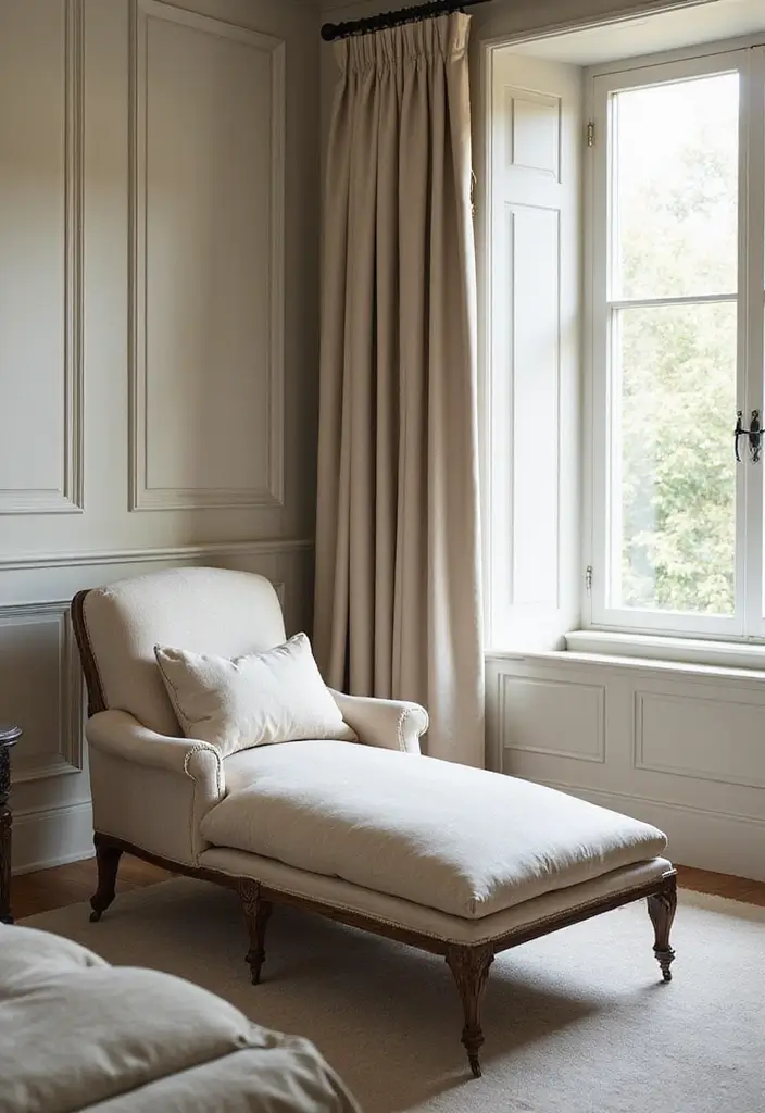 30 Bedroom Chair Ideas for a Luxe & Relaxing Master Suite - 14. Stylish Chaises