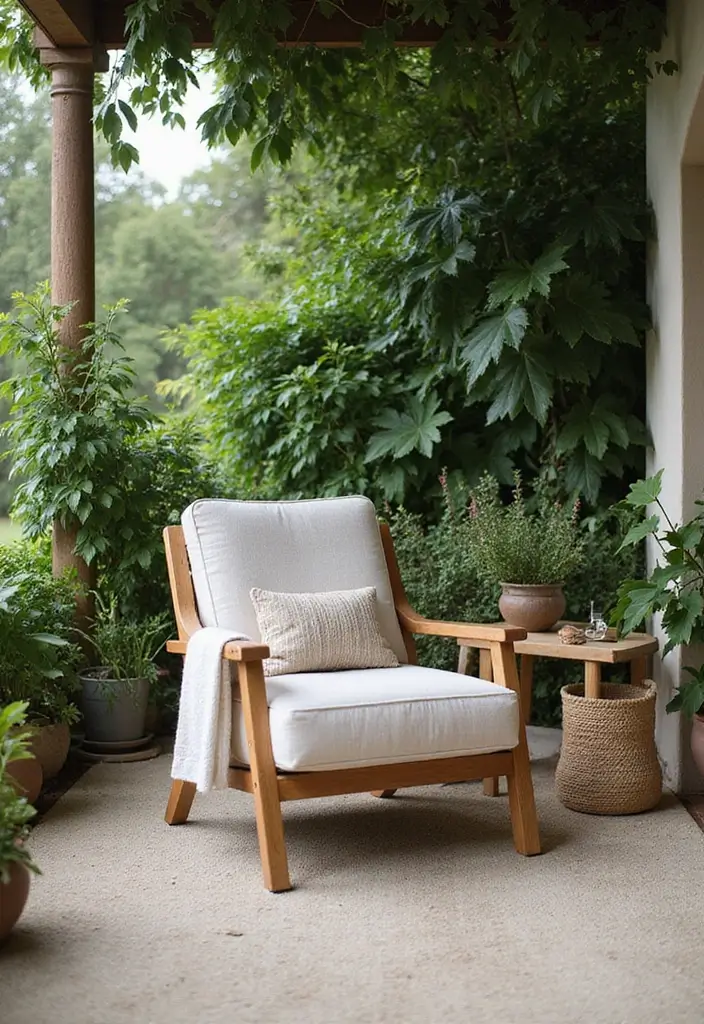 30 Bedroom Chair Ideas for a Luxe & Relaxing Master Suite - 17. Outdoor-Inspired Chairs