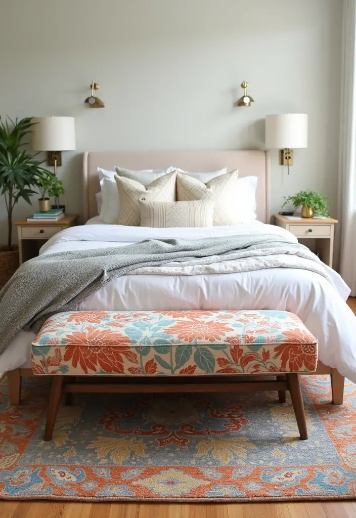30 Bedroom Decor Ideas DIY That Instantly Upgrade Your Space - 14. DIY Upholstered Bench