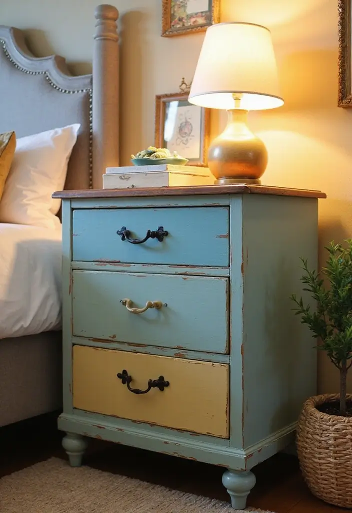 30 Bedroom Decor Ideas DIY That Instantly Upgrade Your Space - 18. DIY Painted Furniture