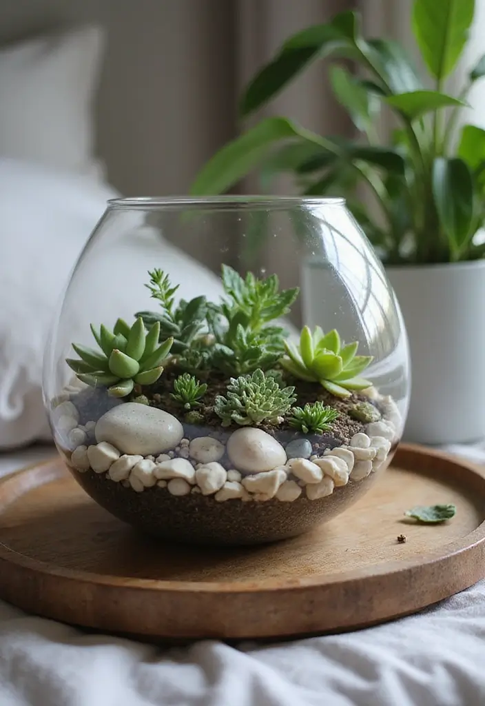 30 Bedroom Decor Ideas DIY That Instantly Upgrade Your Space - 28. DIY Terrarium