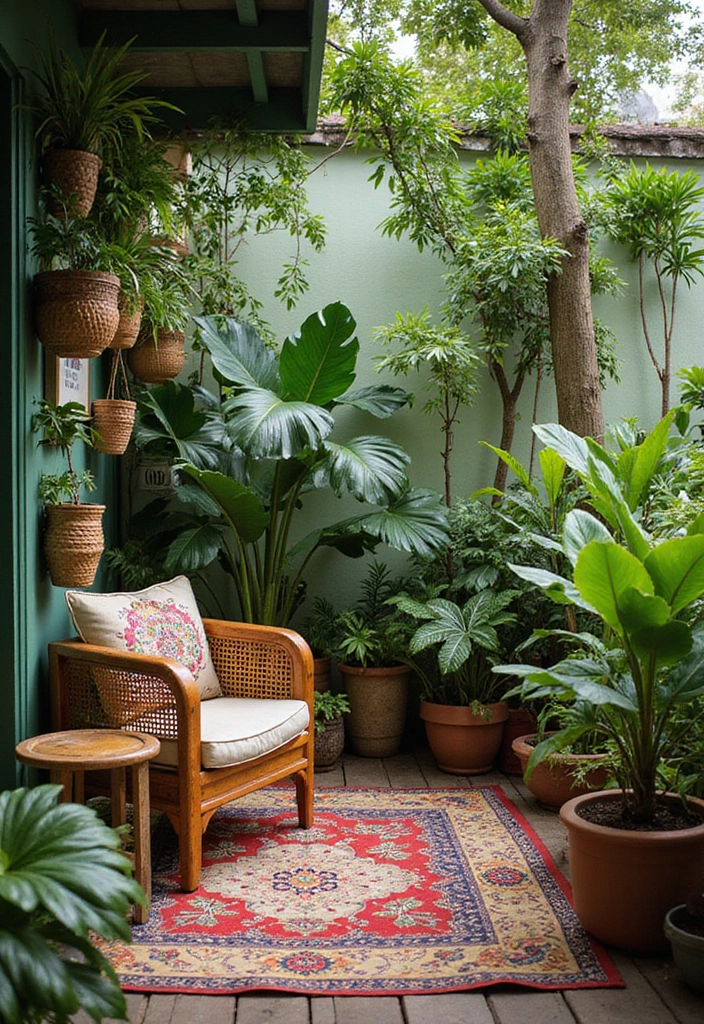 30 Bedroom Ideas with Balcony That Bring the Outdoors In - 12. Tropical Paradise Balcony