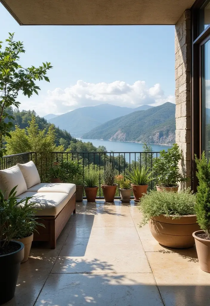 30 Bedroom Ideas with Balcony That Bring the Outdoors In - 29. Scenic View Balcony