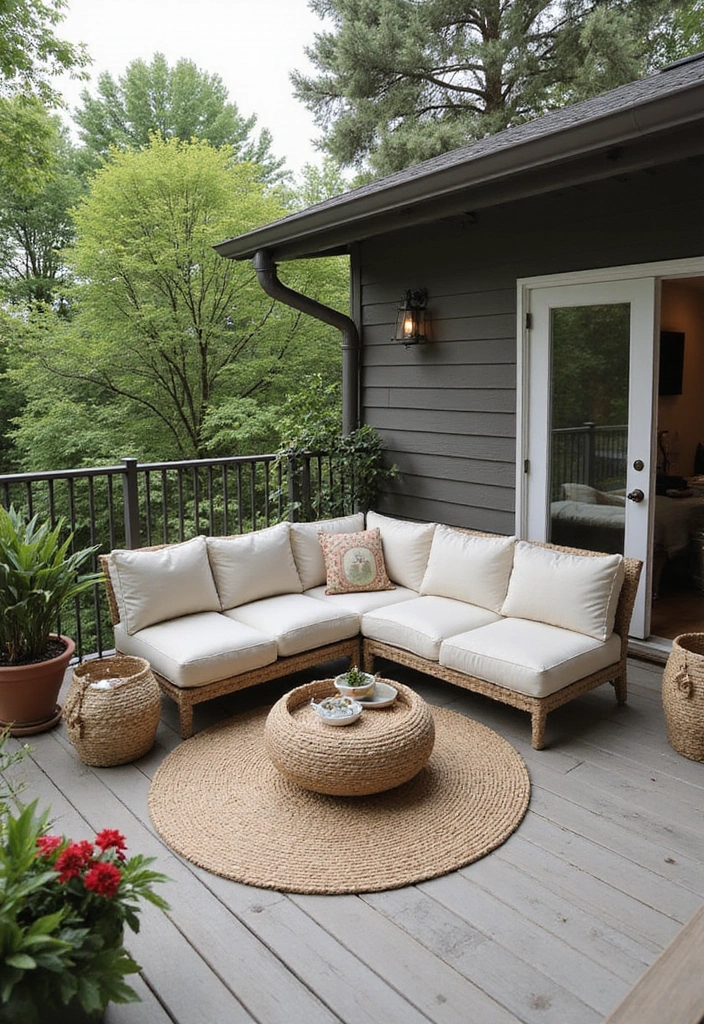 30 Bedroom Ideas with Balcony That Bring the Outdoors In - 30. Customizable Balcony Setup