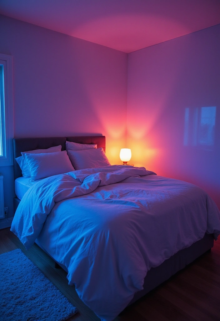 30 Bedroom LED Lighting Ideas That Transform the Mood Instantly - 21. LED Mood Lights for Sleep