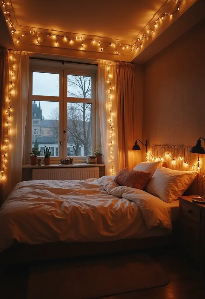 30 Bedroom LED Lighting Ideas That Transform the Mood Instantly - 5. LED Fairy Lights
