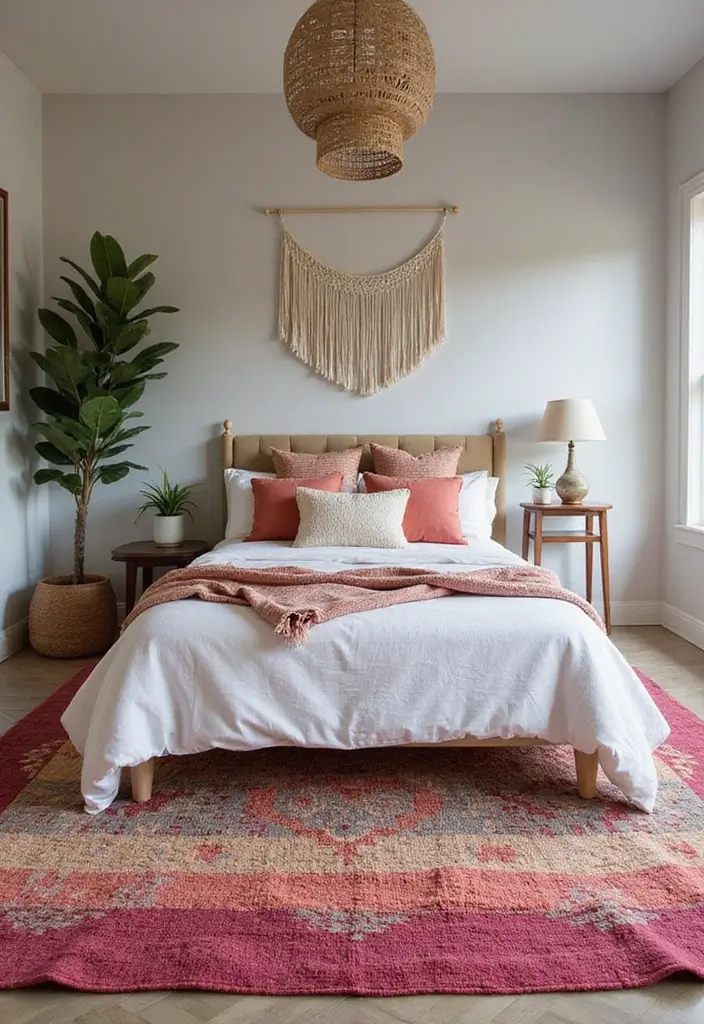 30 Carpet in Bedroom Ideas That Add Comfort & Warmth - 15. Ombré Rugs