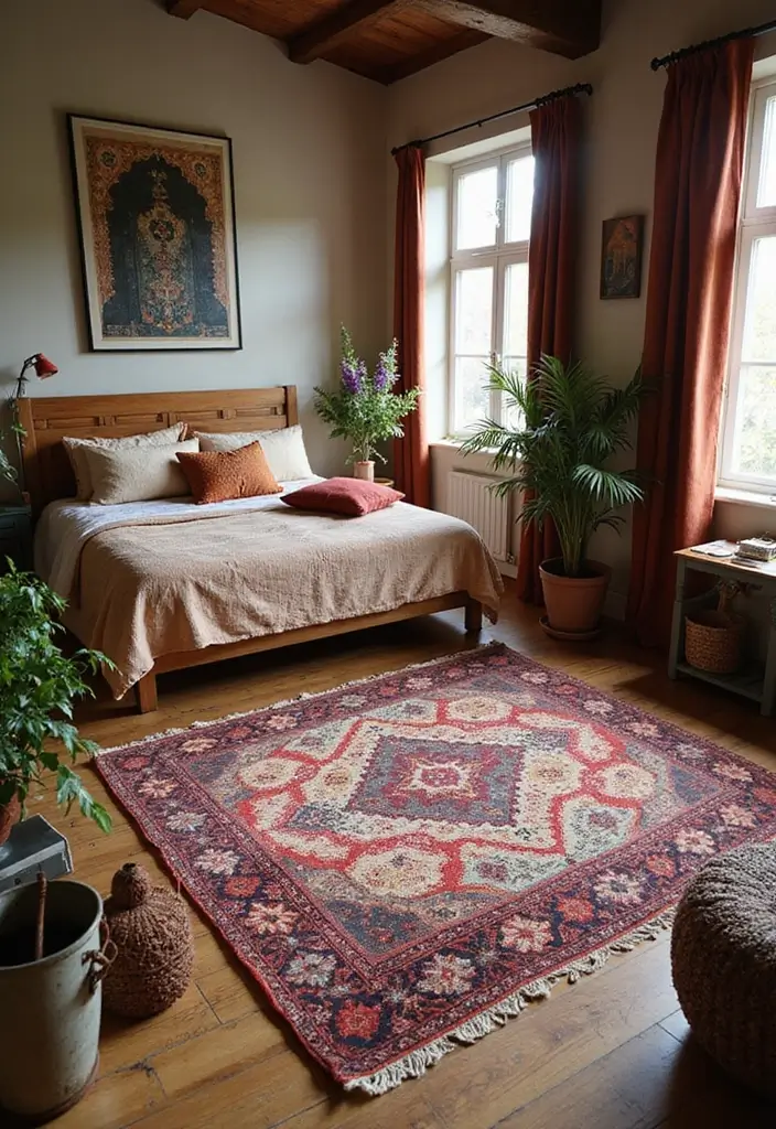 30 Carpet in Bedroom Ideas That Add Comfort & Warmth - 16. Moroccan-Inspired Designs