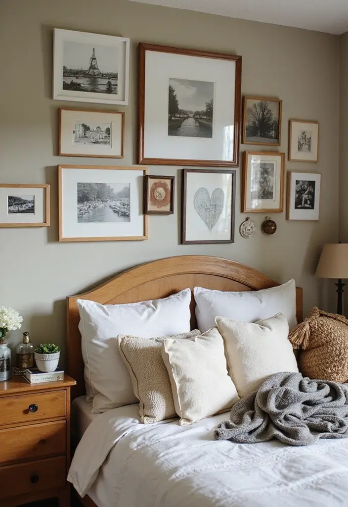 30 Cozy Bedroom Ideas Aesthetic That Feel Warm and Inviting - 13. Personal Touches