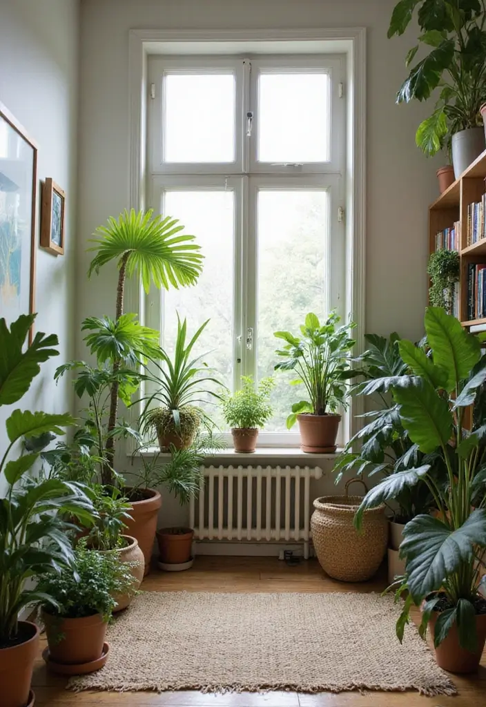 30 Cozy Bedroom Ideas Aesthetic That Feel Warm and Inviting - 14. Indoor Plants