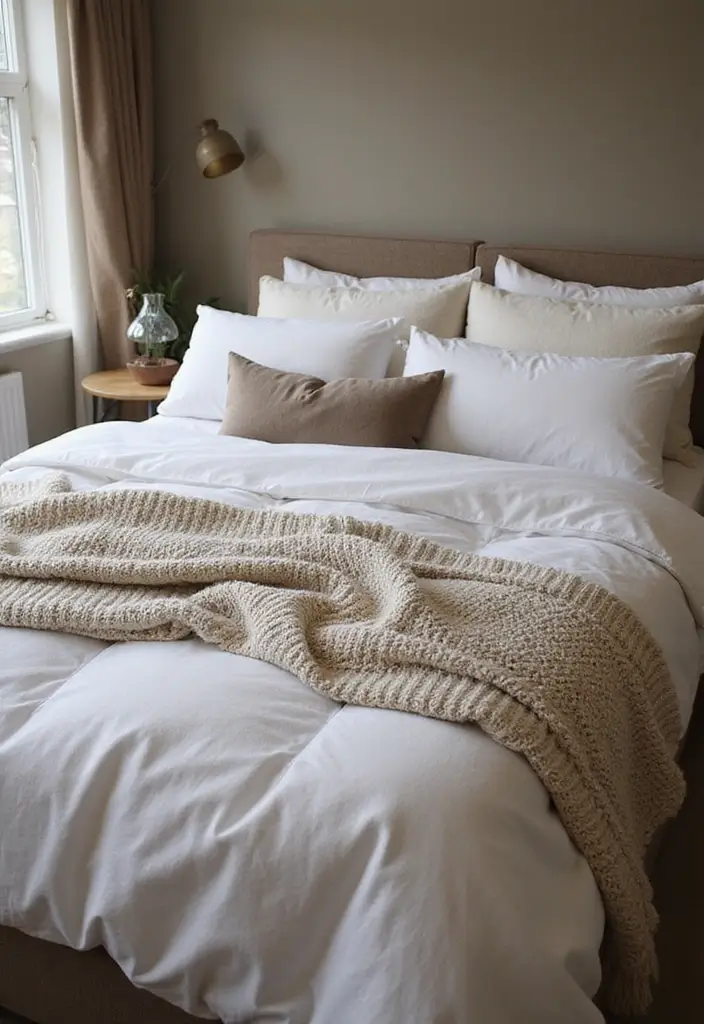 30 Cozy Bedroom Ideas Aesthetic That Feel Warm and Inviting - 5. Comfortable Bedding Ideas