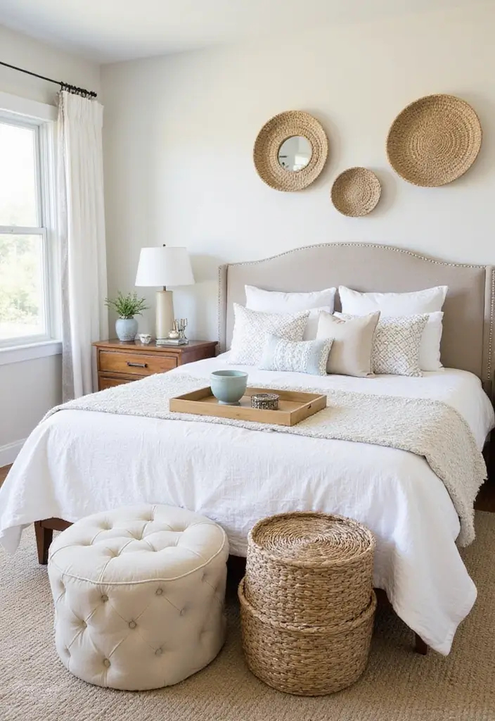 30 Cozy Bedroom Ideas Aesthetic That Feel Warm and Inviting - 7. Inviting Bedroom Accessories