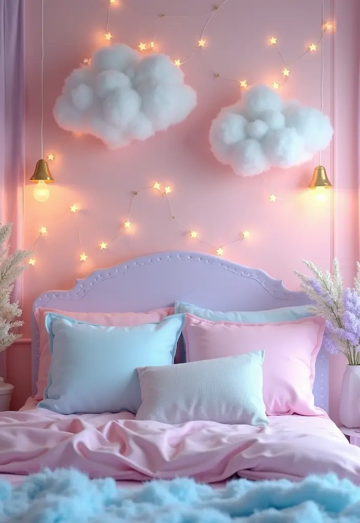 30 Cute Girl Bedroom Ideas That Feel Adorable & Trendy - 2. Pastel Dreamland