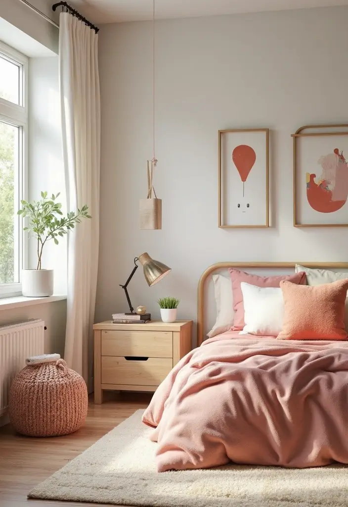 30 Cute Girl Bedroom Ideas That Feel Adorable & Trendy - 23. Gender-Neutral Designs