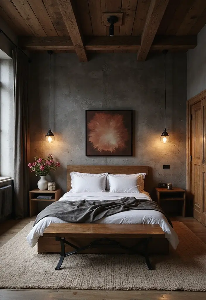 30 Dark Oak Bedroom Ideas That Bring Natural Warmth - 14. Combining Styles