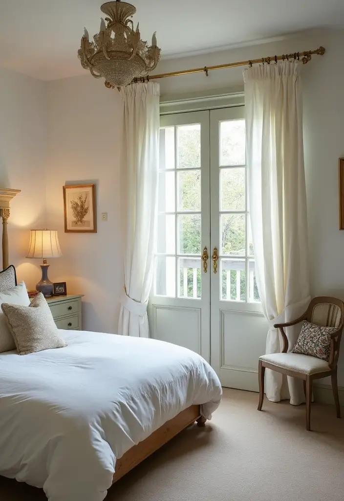 30 Door Ideas for Bedroom That Feel Unique & Creative - 11. Repurposed Window Doors