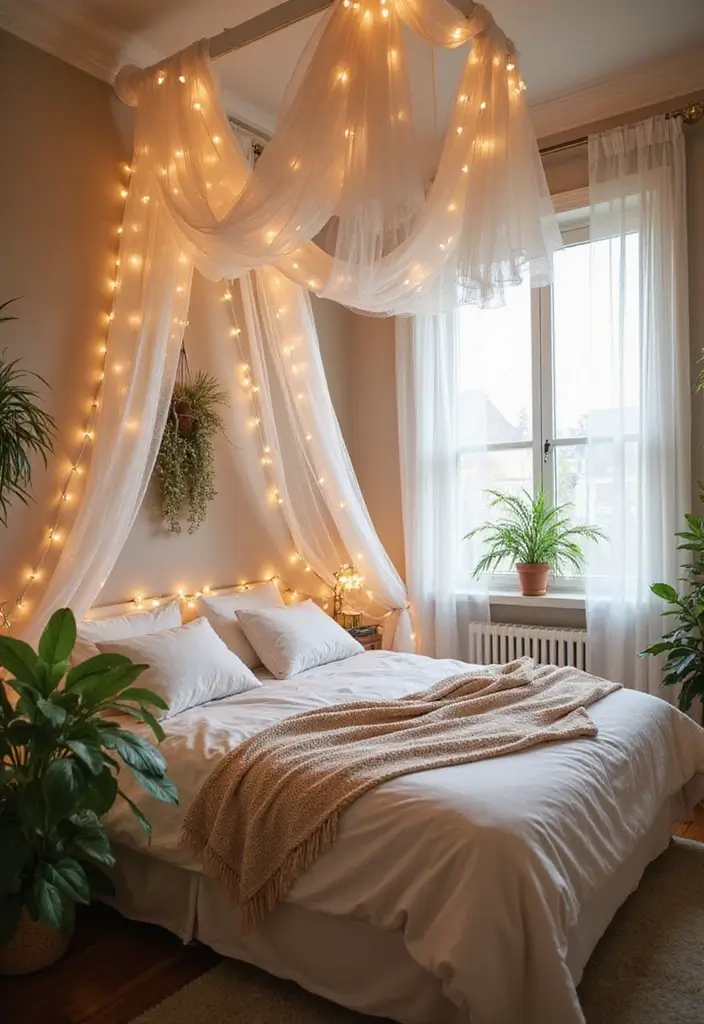 30 Fabric Ceiling Ideas Bedroom That Add Texture & Drama - 6. Ethereal Tulle Layers