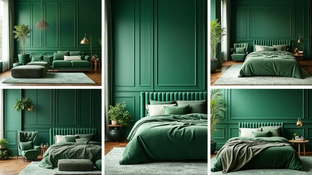 30 Green Velvet Bedroom Ideas That Feel Luxurious and Bold