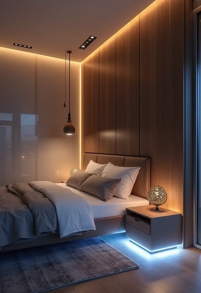 30 LED Strip Lighting Ideas Bedroom That Feel Futuristic - 28. Illuminated Furniture