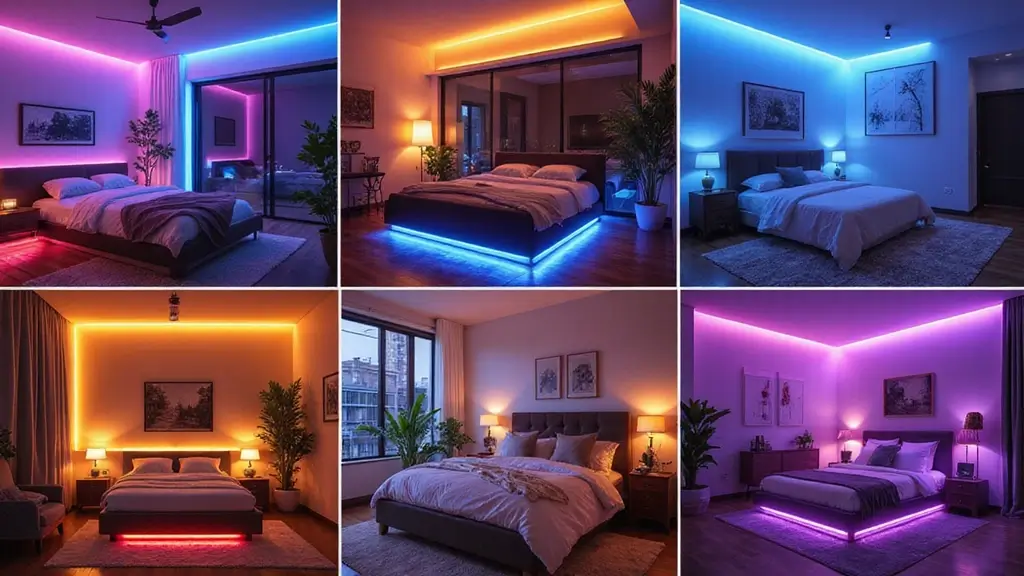 30 LED Strip Lighting Ideas Bedroom That Feel Futuristic
