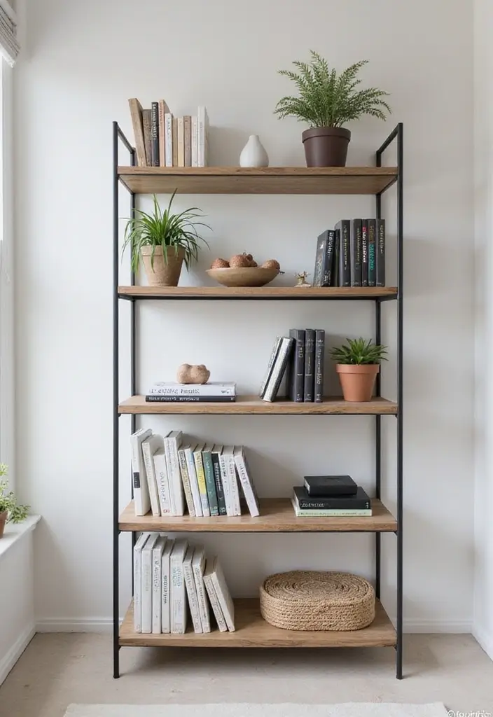 30 Small Bedroom Shelving Ideas That Maximize Vertical Space - 22. Slim Shelving Units
