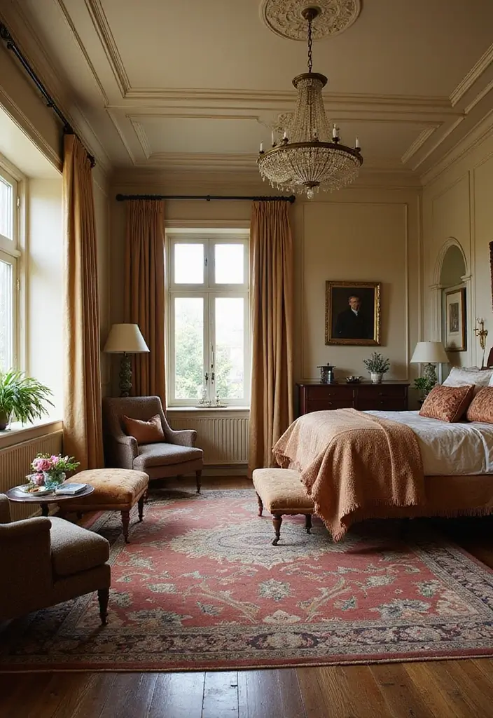 30 Wainscoting Bedroom Master Feature Walls Ideas That Add Texture - 22. Art Deco Inspiration