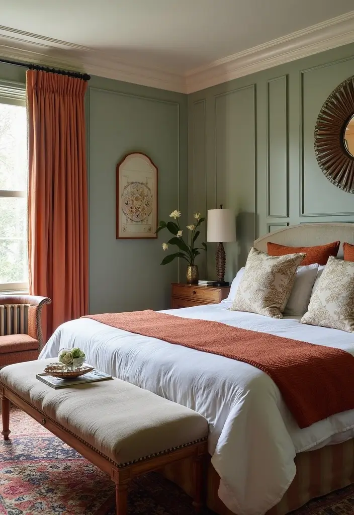 30 Wainscoting Bedroom Master Feature Walls Ideas That Add Texture - 29. Combination Styles