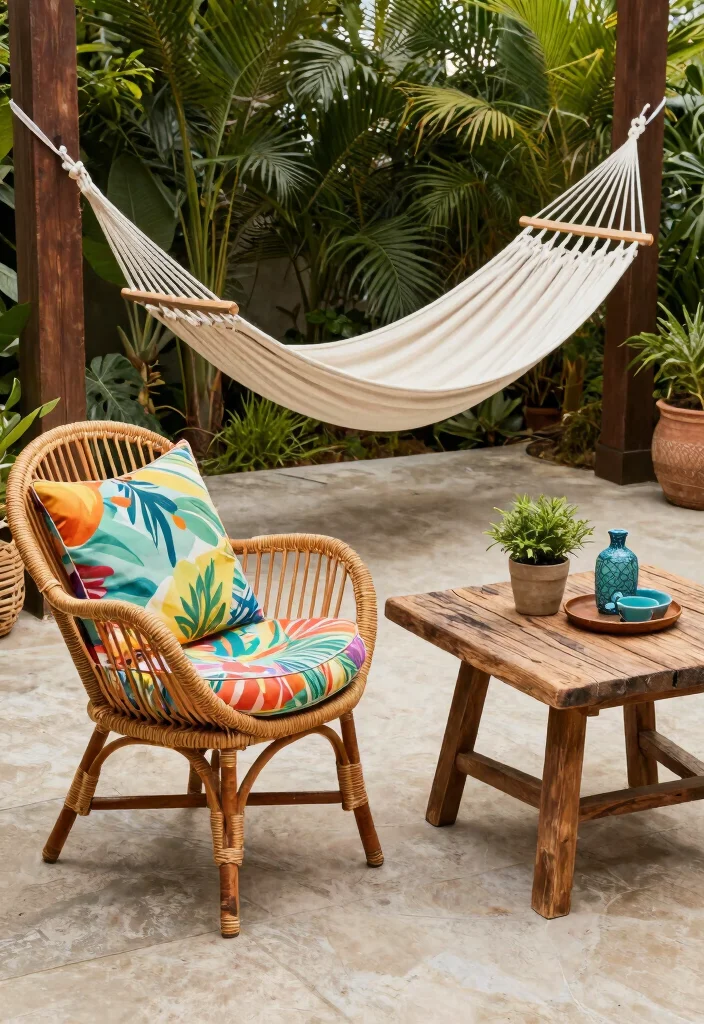 15 Covered Patio Decorating Ideas With Stylish Comfort - 4. Unique Patio Furniture Finds 1