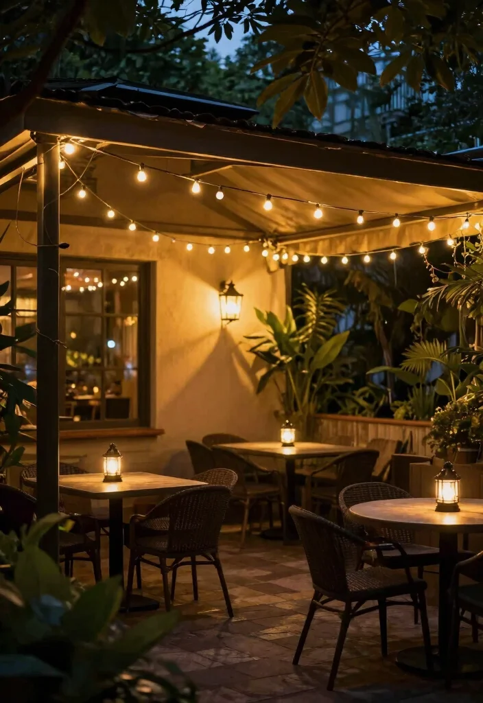 15 Covered Patio Decorating Ideas With Stylish Comfort - 7. Cozy Lighting Options 1