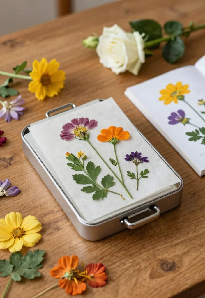 15 Gardening Gift Basket Ideas That Feel Thoughtful - 14. Flower Pressing Kit 1