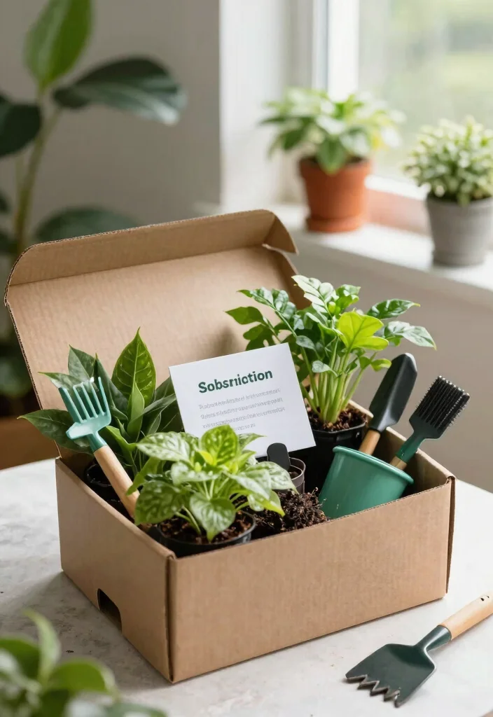 15 Gardening Gift Basket Ideas That Feel Thoughtful - 15. Seasonal Plant Subscription Box 1