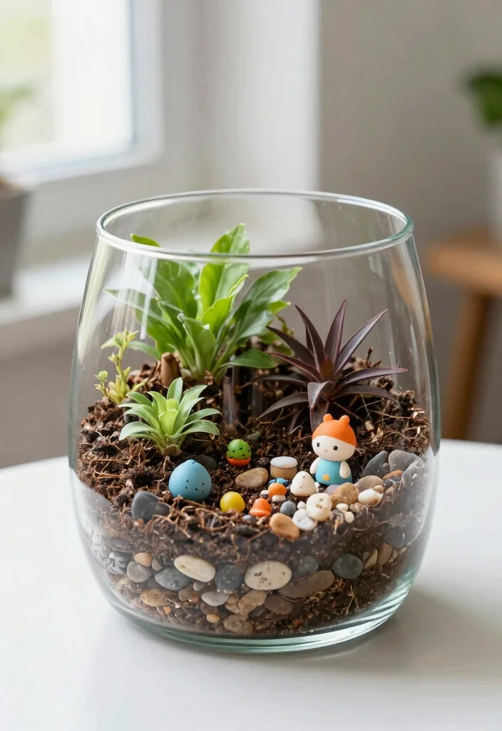 15 Gardening Gift Basket Ideas That Feel Thoughtful - 7. DIY Terrarium Kit 1
