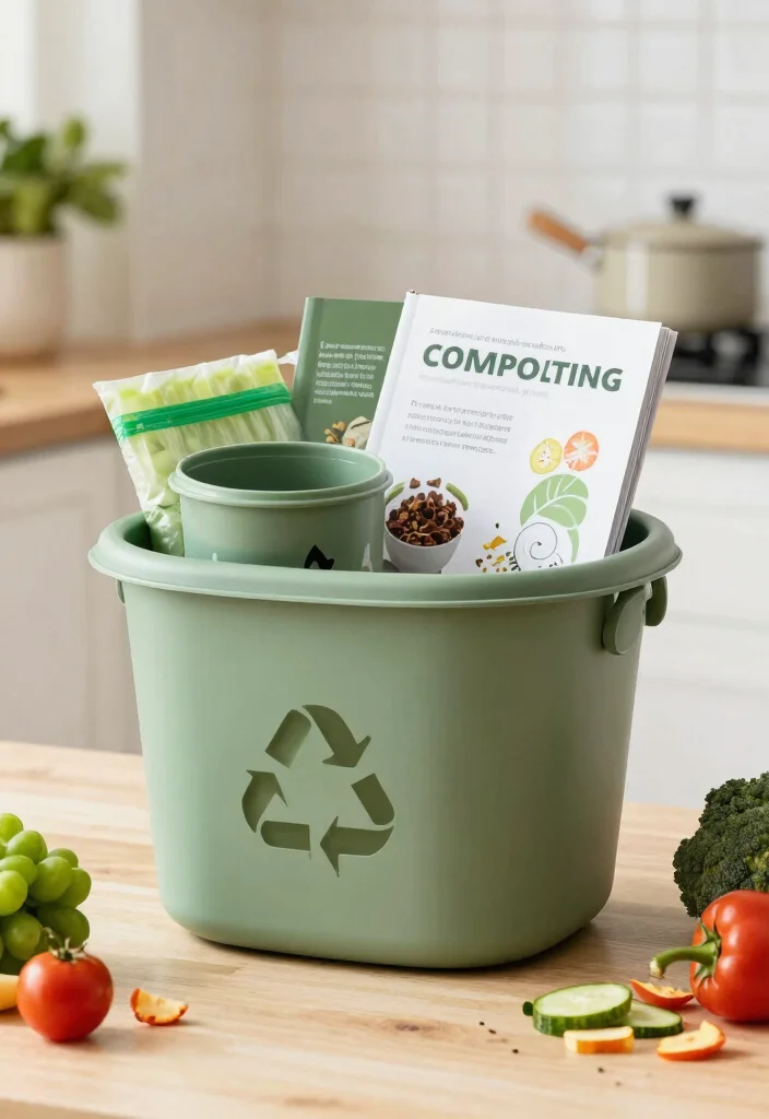 15 Gardening Gift Basket Ideas That Feel Thoughtful - 9. Composting Basket 1
