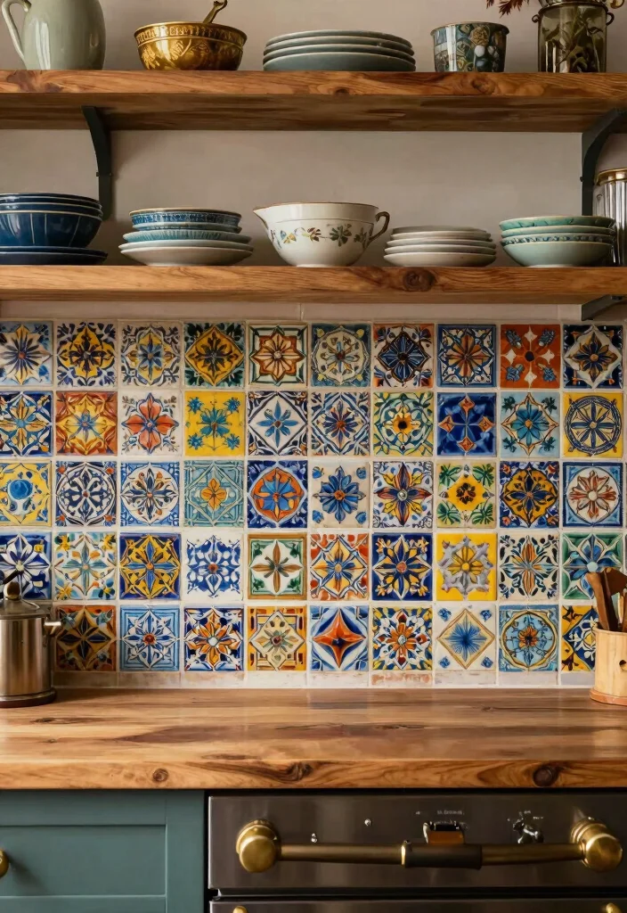 15 Modern Farmhouse Backsplash Ideas With Clean Rustic Touch - 2. Mosaic Tile Patterns 1