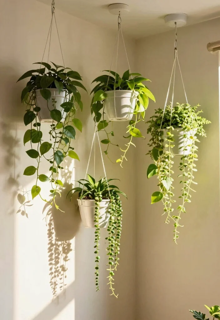 15 PVC Planter Ideas With Creative DIY Style - 2. Hanging PVC Planters 1