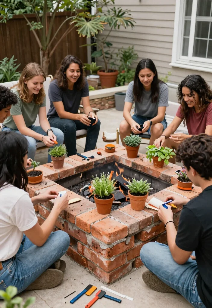 15 Small Fire Pit Ideas Perfect for Compact Spaces - 13. DIY Fire Pit 1