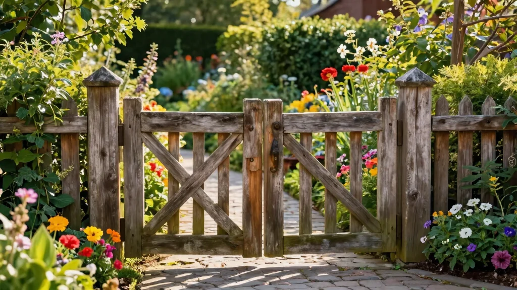 15 Wooden Fence Gate Ideas With Classic Style