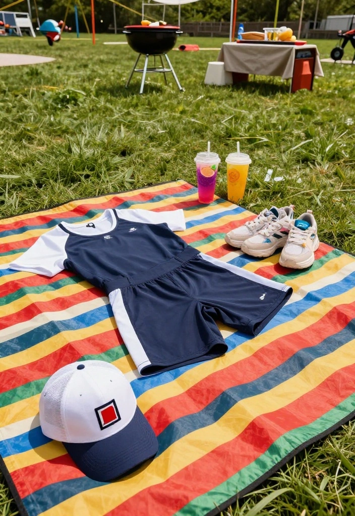 16 Backyard BBQ Outfit Ideas That Look Effortlessly Cool - 7. Sporty Athleisure 1
