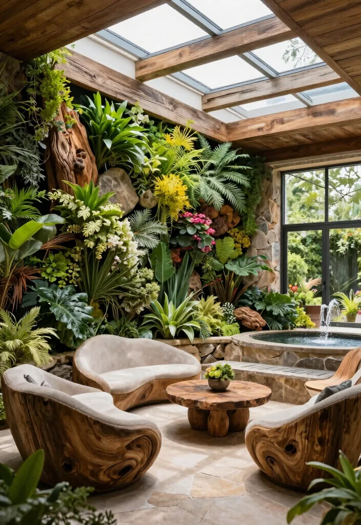 16 Extended Covered Patio Ideas With Extra Living Space - 6. Biophilic Design Elements 1