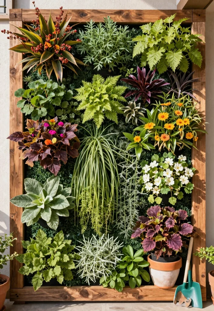 16 Indoor Outdoor Planter Ideas With Versatile Style - 7. Vertical Gardens 1