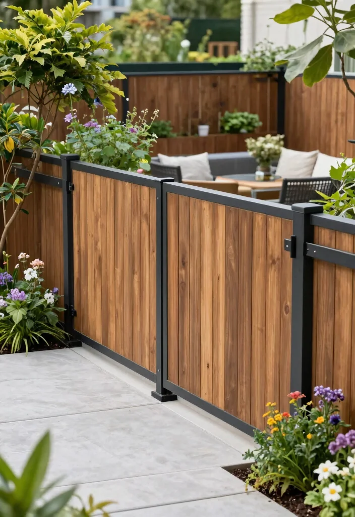 16 Outdoor Fence Ideas With Stylish Privacy Solutions - 12. Eco-Friendly Composite Fencing 1