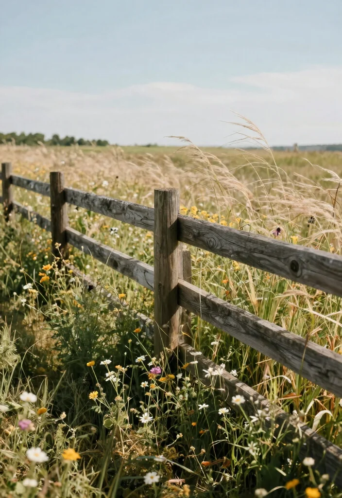 16 Outdoor Fence Ideas With Stylish Privacy Solutions - 14. Rustic Split Rail Fencing 1