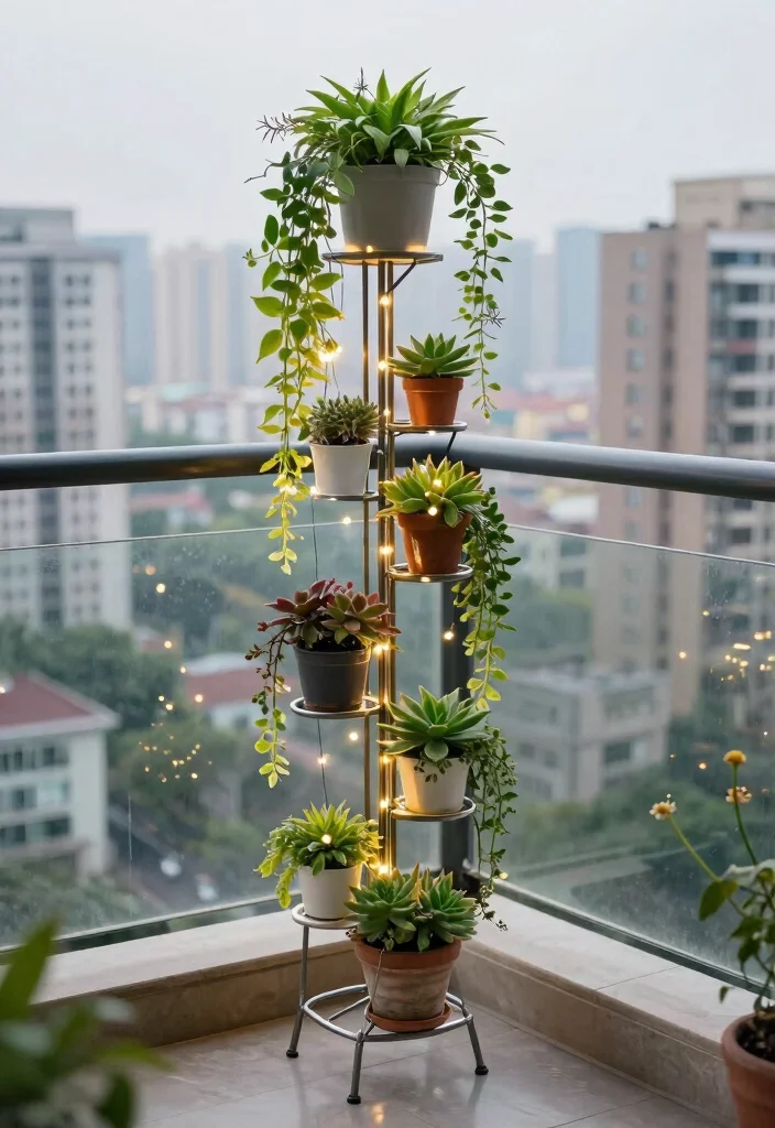 16 Outdoor Plant Stand Ideas That Elevate Your Garden - 2. Vertical Plant Stands 1