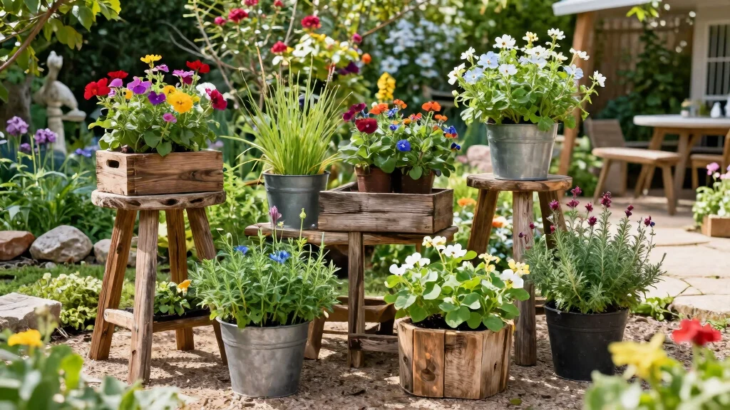 16 Outdoor Plant Stand Ideas That Elevate Your Garden