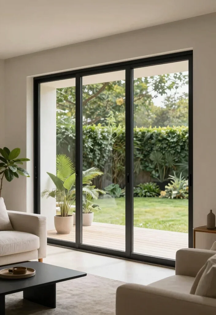16 Sliding Patio Doors Ideas With Seamless Indoor Outdoor Flow - 1. Minimalistic Magic 1